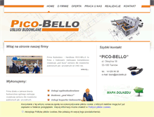 Tablet Screenshot of picobello.pl