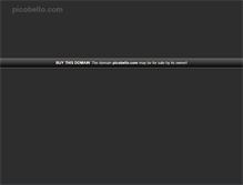 Tablet Screenshot of picobello.com